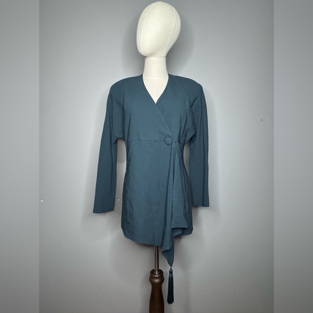 Vintage Christian Dior Green Tassel 2 pc Set